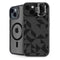 Black Geometric iPhone 15 Kickstand Case
